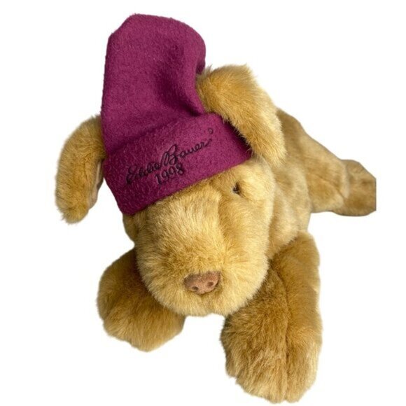 Gund 198 Eddie Bauer Yellow Lab Realistic Plush Dog 18" - Picture 1 of 4